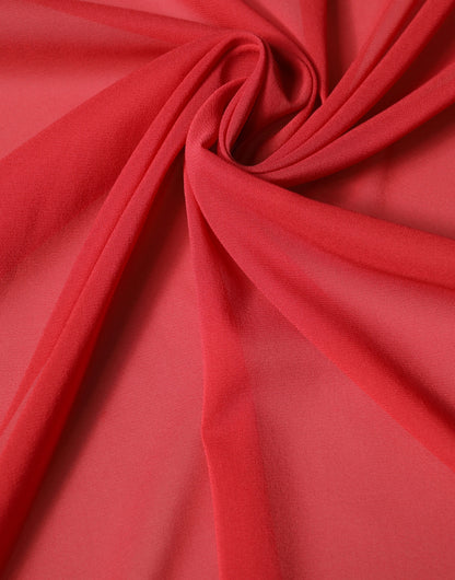Dolce &amp; Gabbana Scialle avvolgente in seta rossa da donna, 200 cm x 64 cm