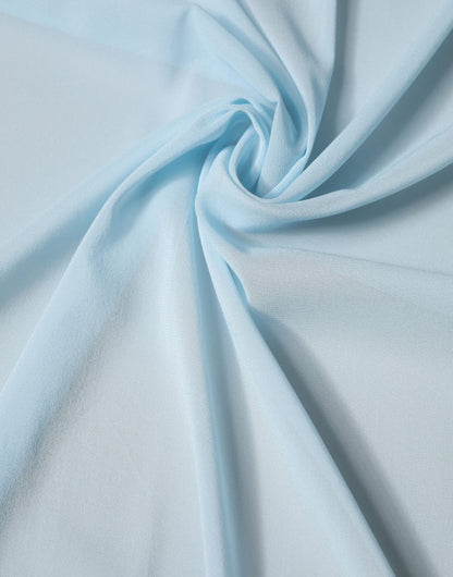 Sciarpa Dolce & Gabbana in seta azzurra, 200 cm x 64 cm