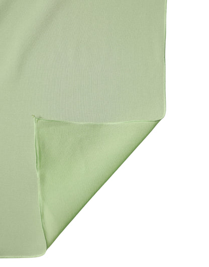 Sciarpa Dolce &amp; Gabbana in seta verde chiaro, 200 cm x 64 cm