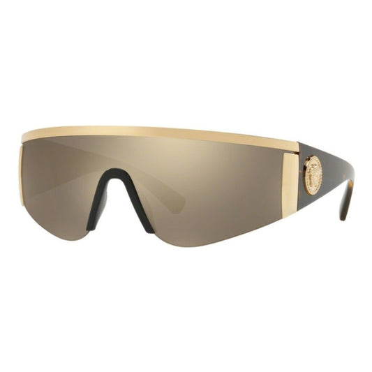 Occhiali da sole Versace in acetato dorato