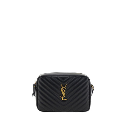 Borsa a tracolla Bos Taurus in pelle di vitello nera di Saint Laurent