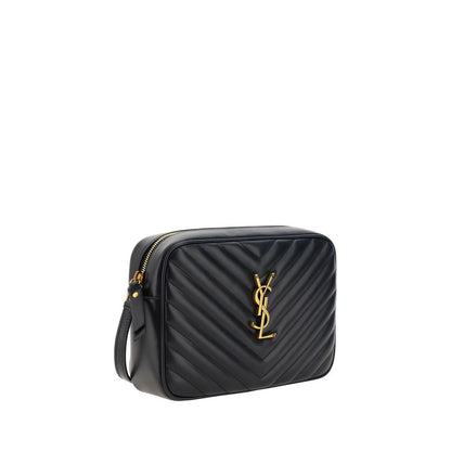 Borsa a tracolla Bos Taurus in pelle di vitello nera di Saint Laurent