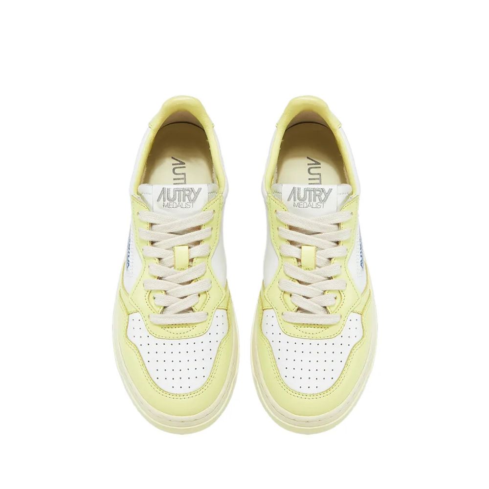 Sneakers basse in pelle bianca Autry