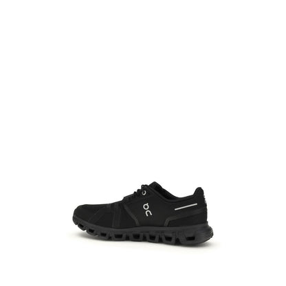 Sneakers sportive in poliestere riciclato nero ON