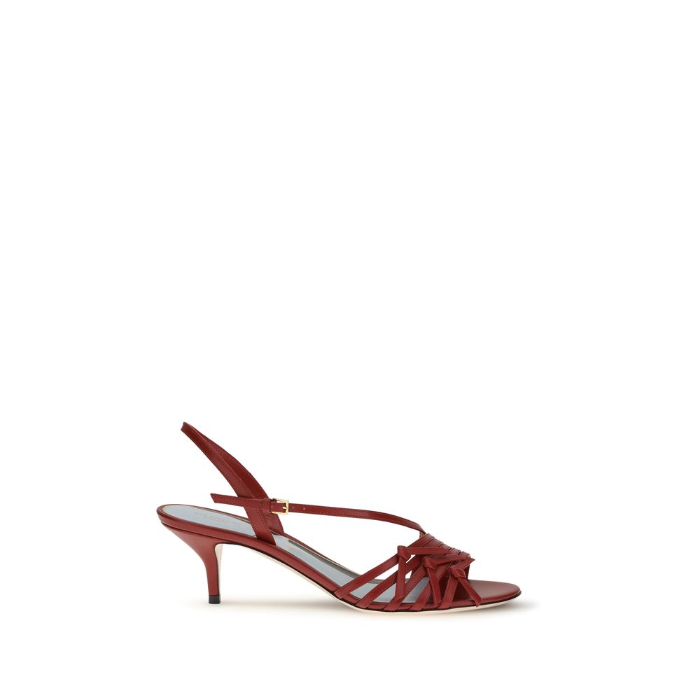 Sandali con cinturino in pelle di capra multicolore Valentino Garavani