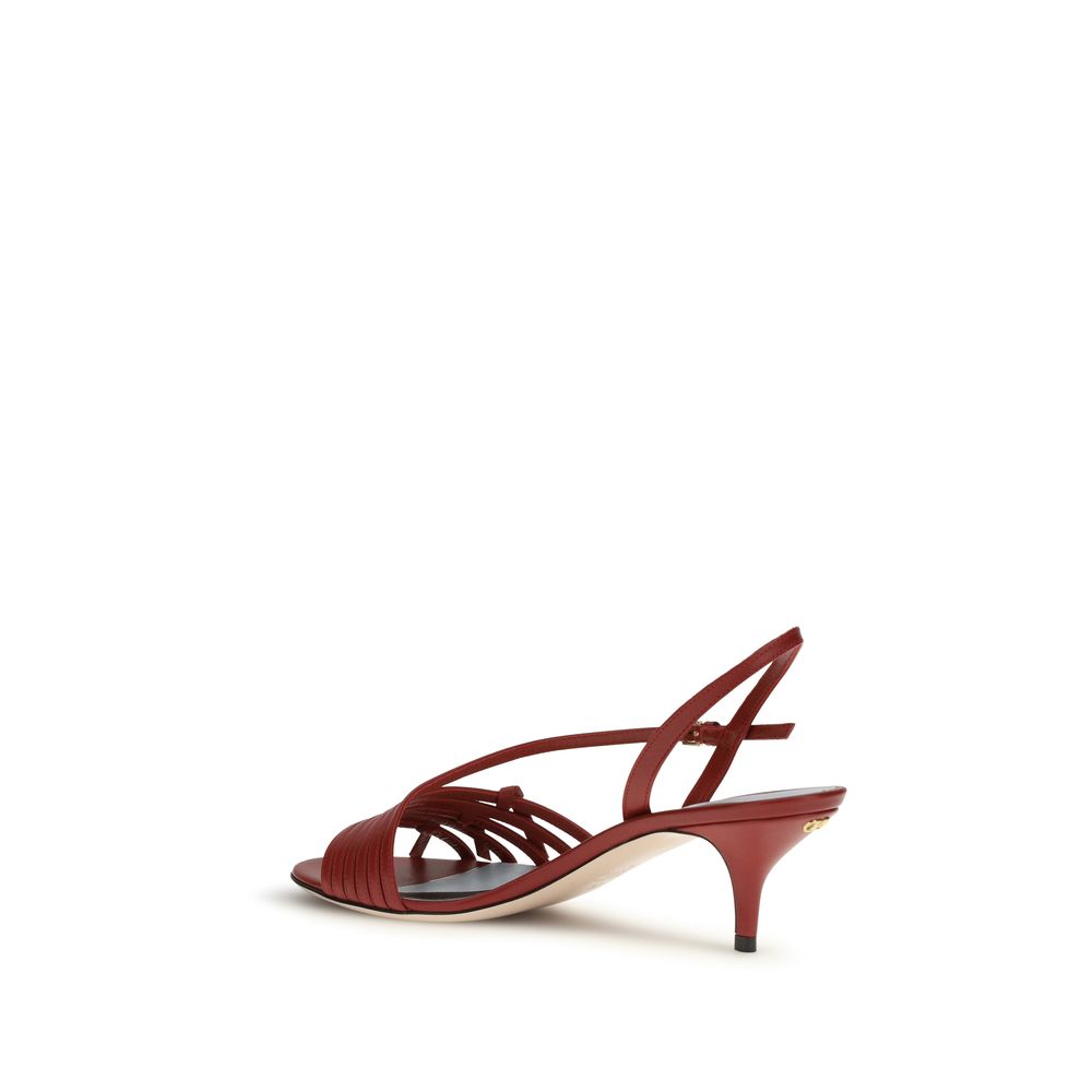 Sandali con cinturino in pelle di capra multicolore Valentino Garavani