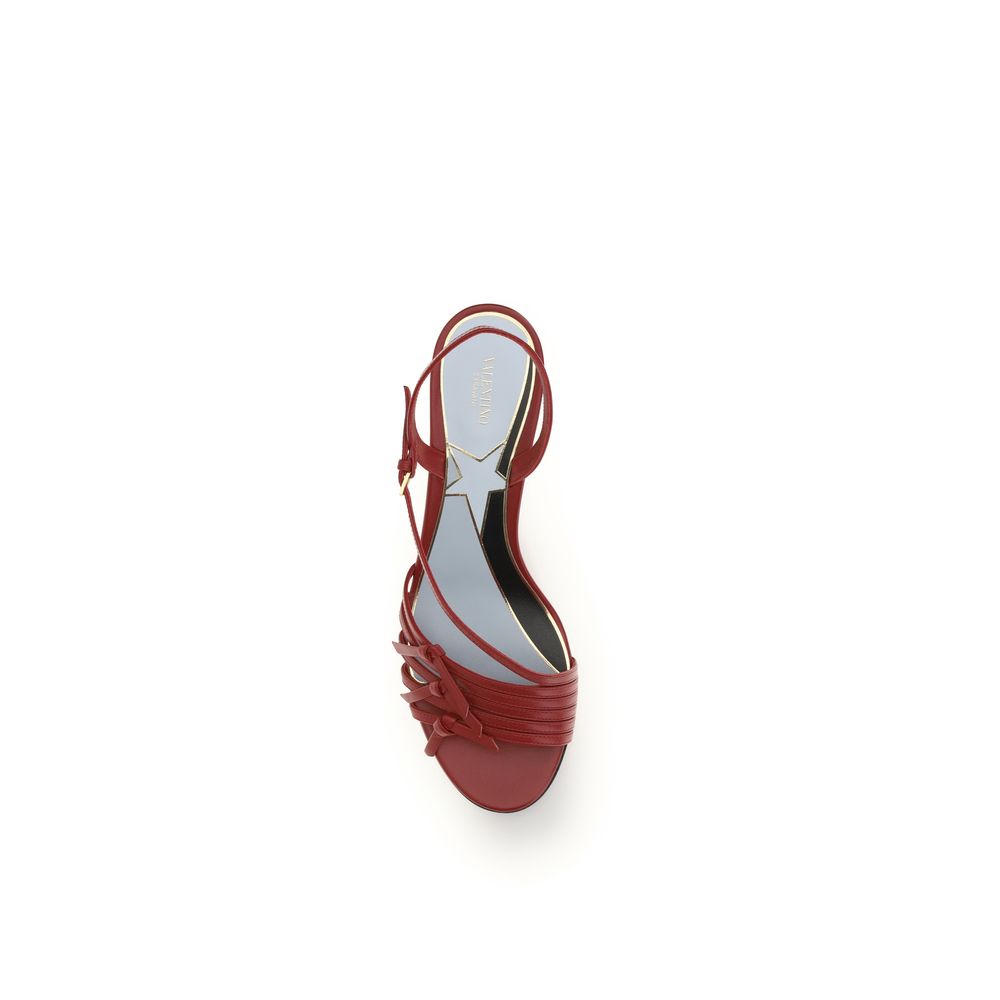 Sandali con cinturino in pelle di capra multicolore Valentino Garavani