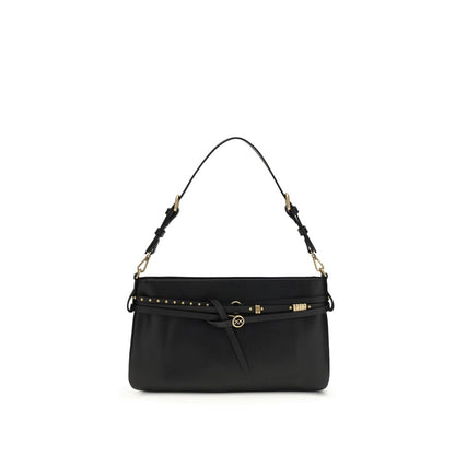 Borsa a tracolla PINKO Bos Taurus in pelle di vitello nera