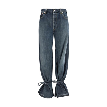 Jeans a gamba dritta in cotone grigio ELV DENIM