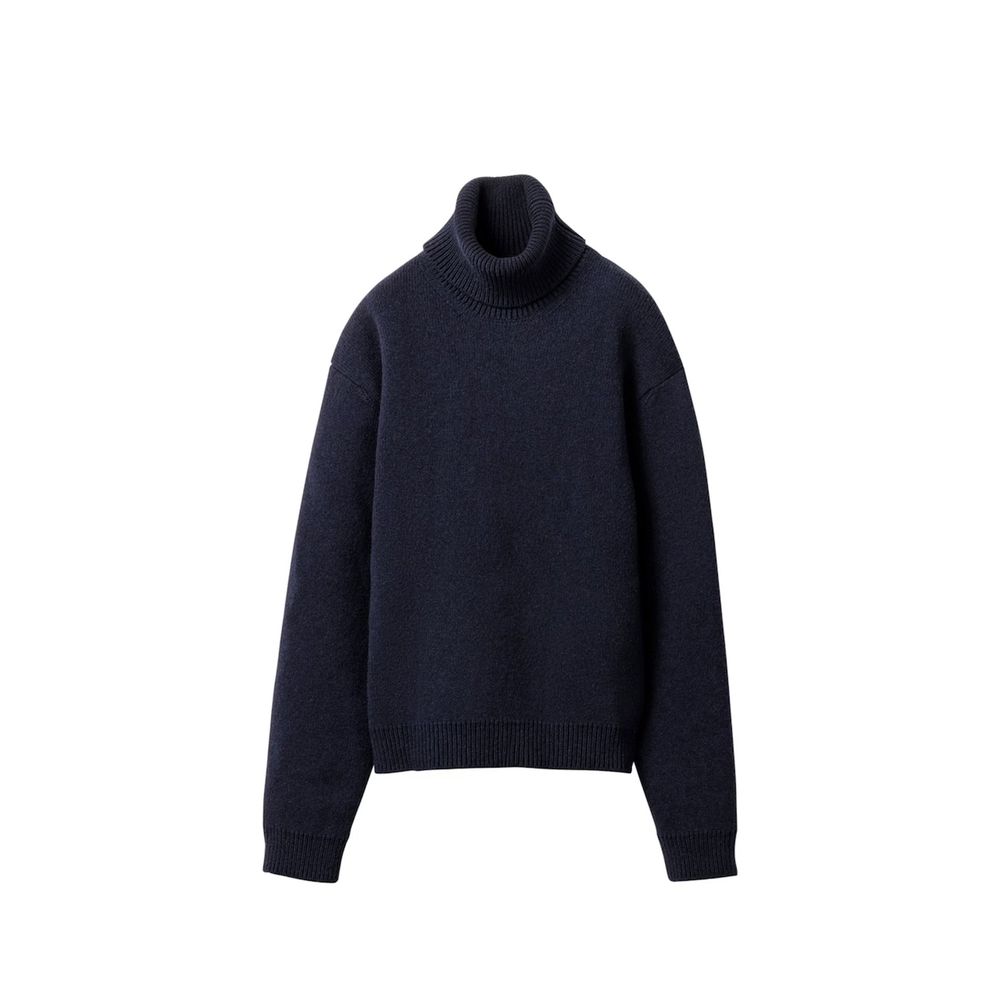 Dolcevita in cashmere blu Miu Miu