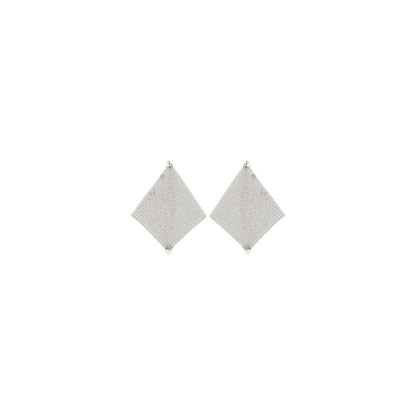 Orecchini Rabanne in ottone argentato