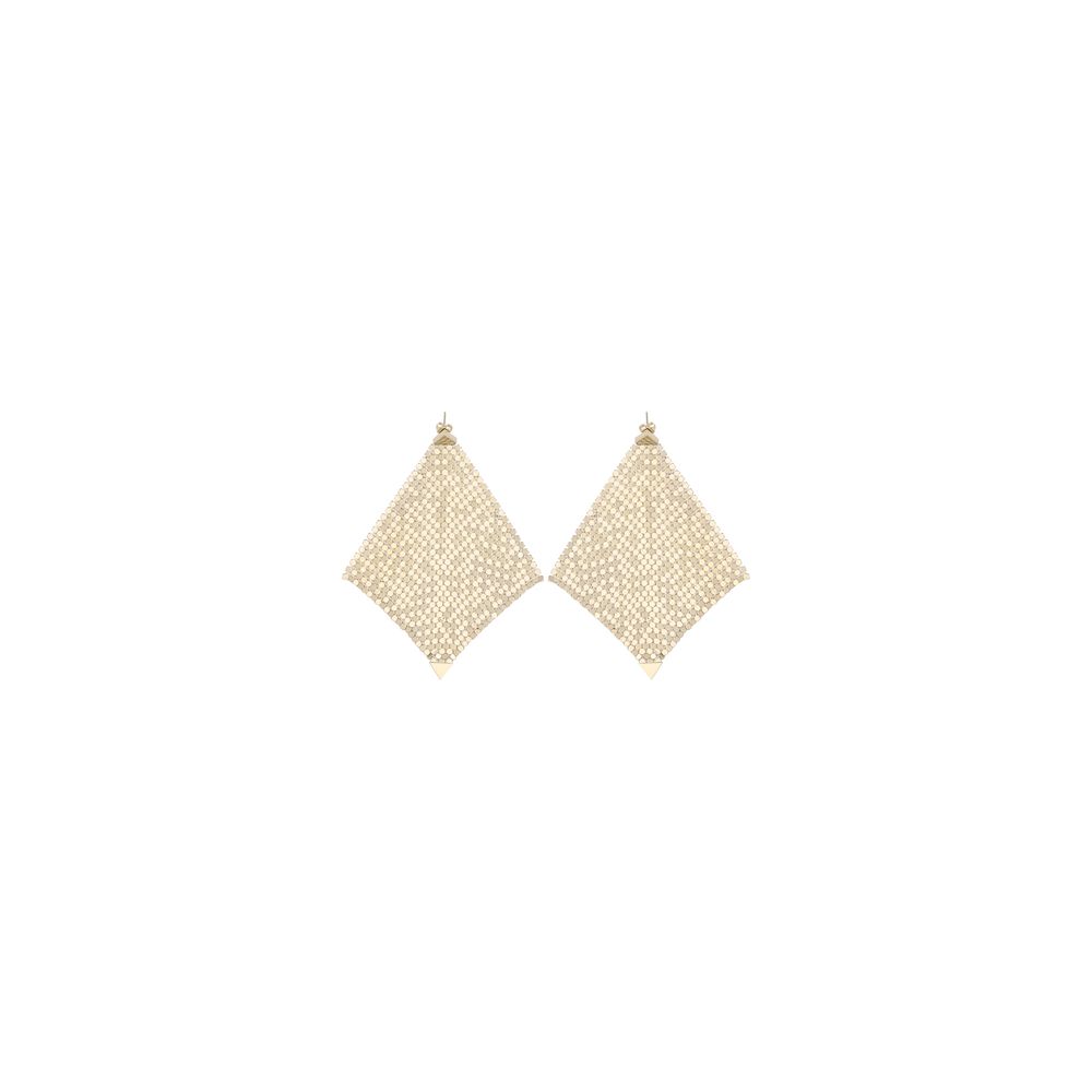 Orecchini Rabanne in ottone dorato
