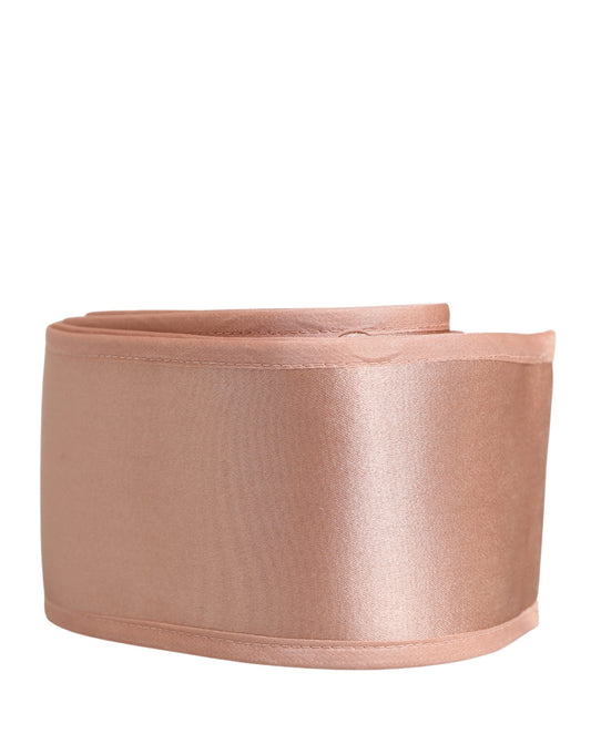 Cintura da donna in raso di seta rosa chiaro Dolce & Gabbana
