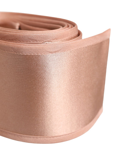 Cintura da donna in raso di seta rosa chiaro Dolce & Gabbana