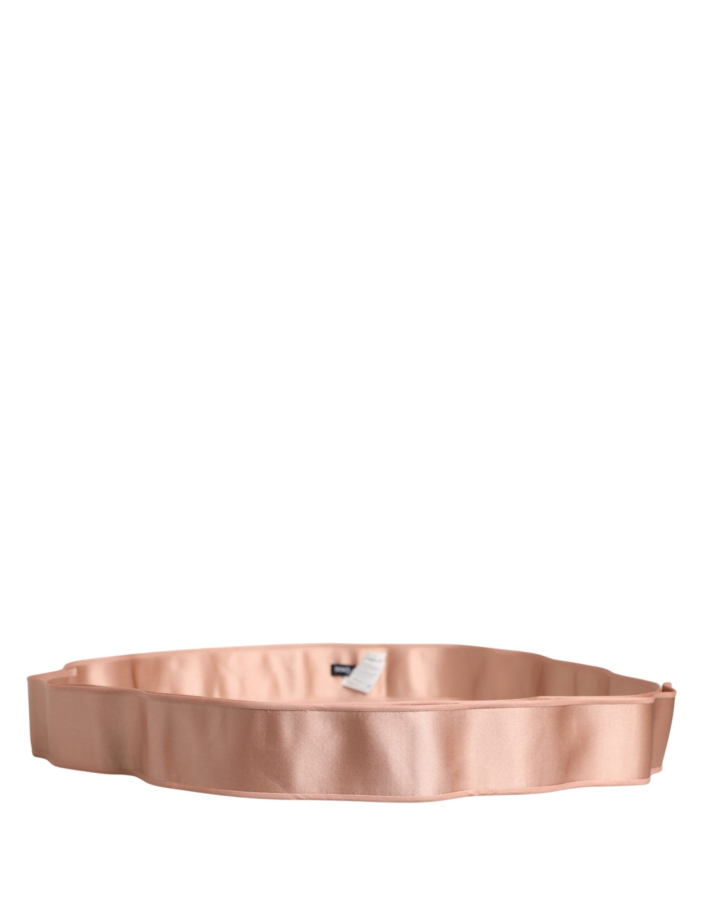 Cintura da donna in raso di seta rosa chiaro Dolce & Gabbana