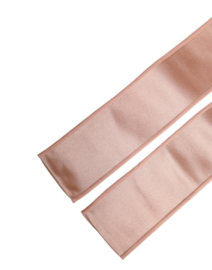 Cintura da donna in raso di seta rosa chiaro Dolce & Gabbana