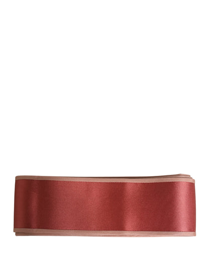 Cintura da donna in raso di seta rosa Dolce & Gabbana