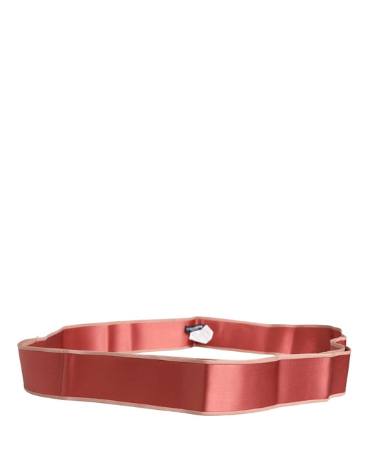 Cintura da donna in raso di seta rosa Dolce & Gabbana