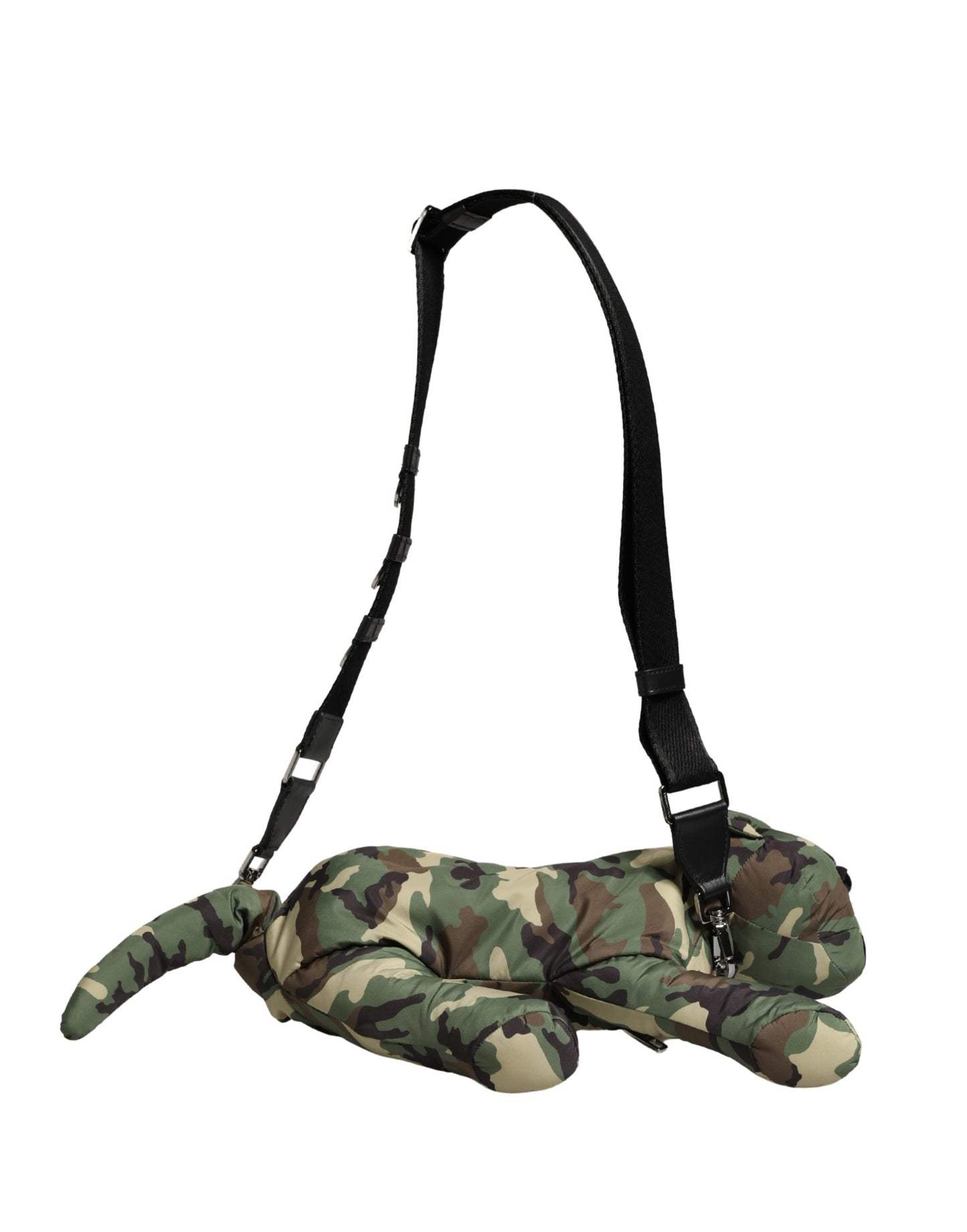 Borsa a tracolla Dolce & Gabbana multicolore con silhouette di animali mimetici