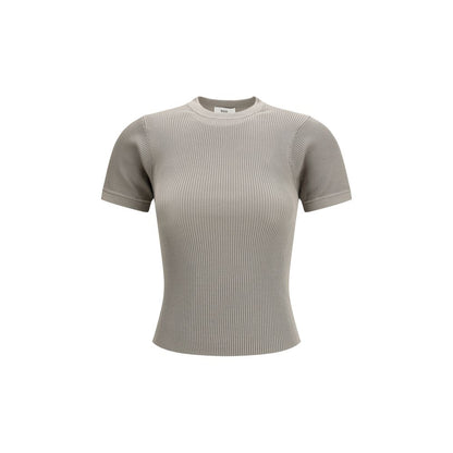 Maglietta in seta beige RIER