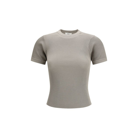 Maglietta in seta beige RIER
