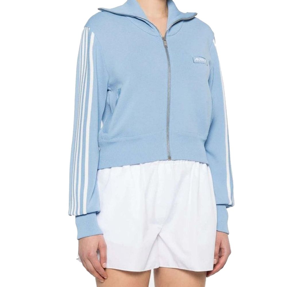 Cardigan in nylon blu Autry