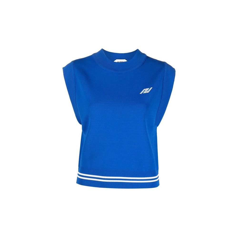 Gilet in nylon blu Autry