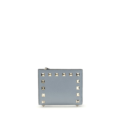 Portafoglio Valentino Garavani Blue Lamb Ovis Aries Aries
