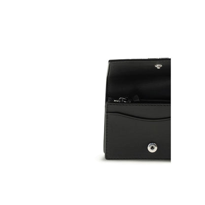 Portafoglio Ganni in poliestere nero