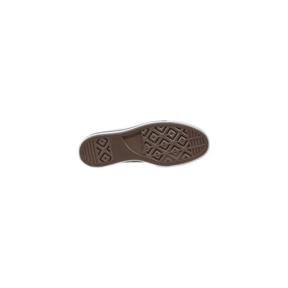 Sneakers Converse bianche in tessuto con plateau