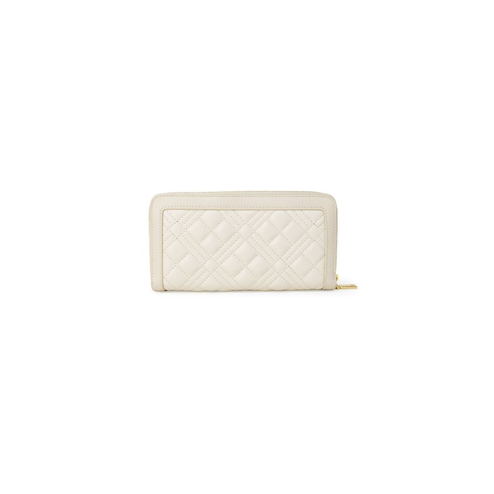Portafoglio Love Moschino Beige in polietilene