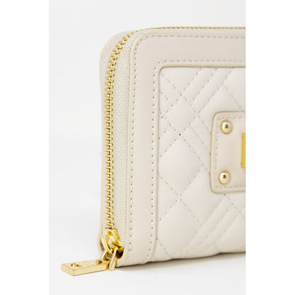 Portafoglio Love Moschino Beige in polietilene
