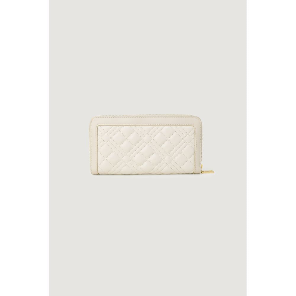 Portafoglio Love Moschino Beige in polietilene