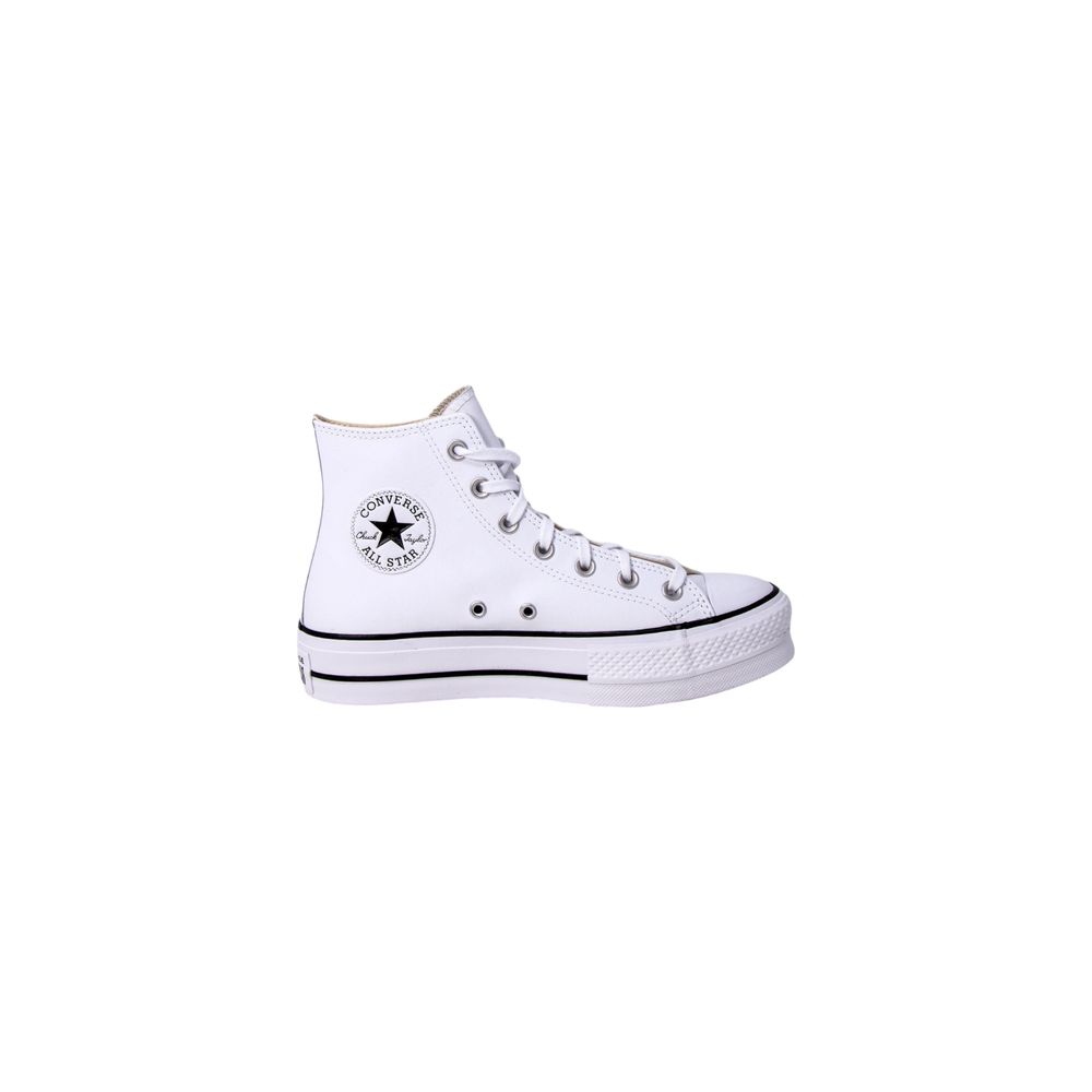 Sneakers Converse bianche con plateau in polietilene