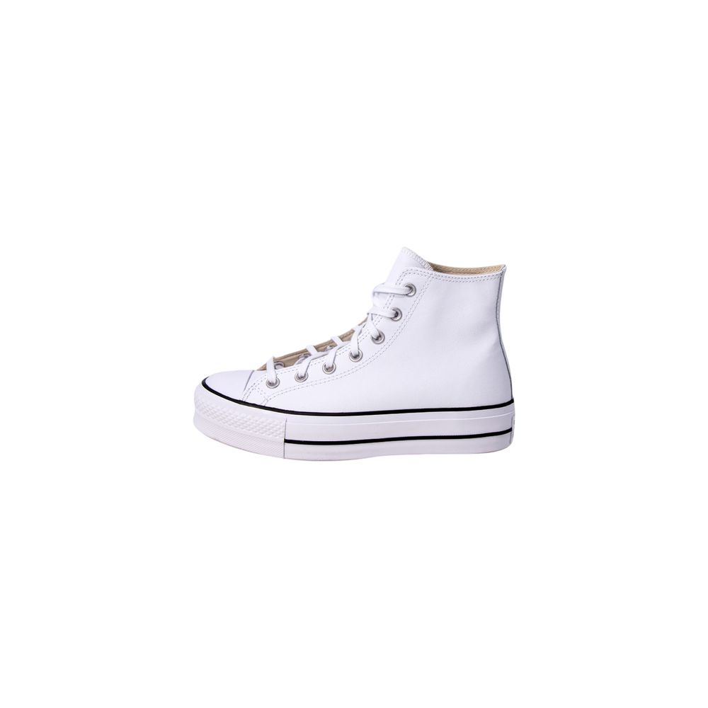 Sneakers Converse bianche con plateau in polietilene