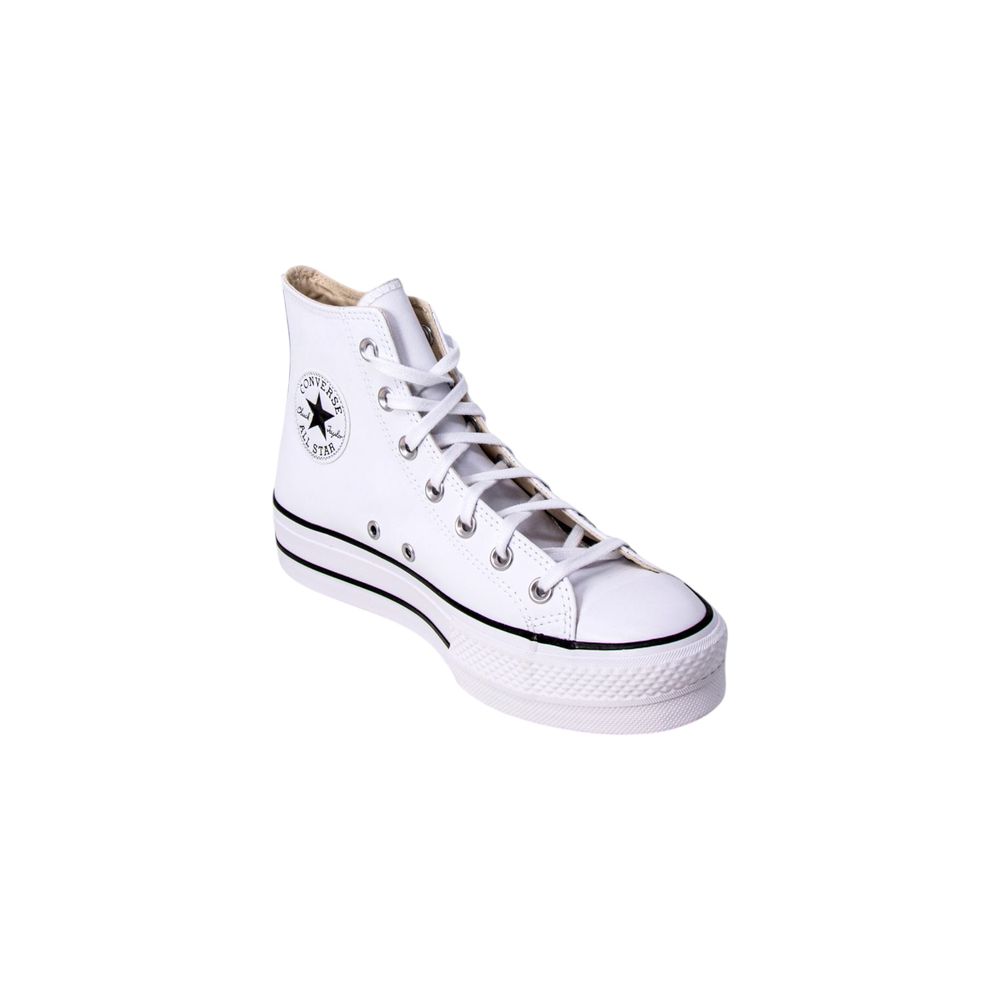 Sneakers Converse bianche con plateau in polietilene