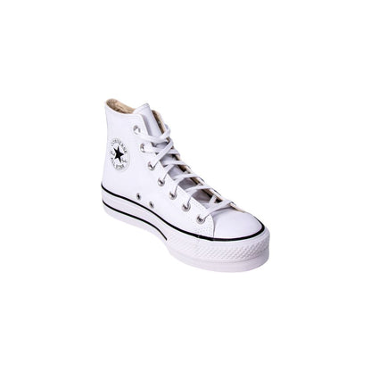 Sneakers Converse bianche con plateau in polietilene