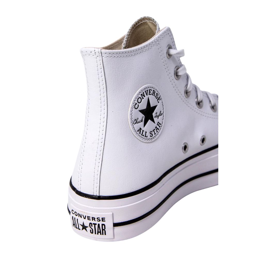 Sneakers Converse bianche con plateau in polietilene