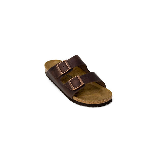 Ciabatte sintetiche marroni Birkenstock