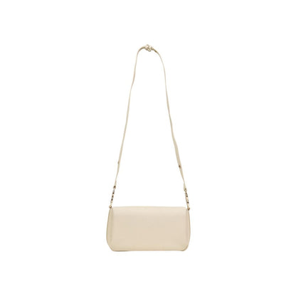 Borsa a mano in polietilene beige Love Moschino