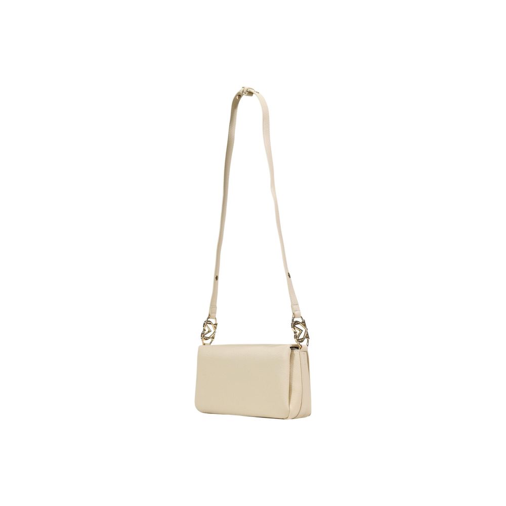 Borsa a mano in polietilene beige Love Moschino