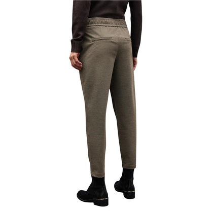 Pantaloni casual in poliestere marrone Street One