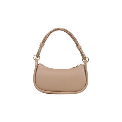 Borsa a mano in polietilene beige Love Moschino