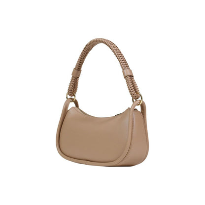 Borsa a mano in polietilene beige Love Moschino