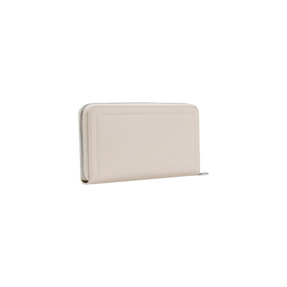 Portafoglio Love Moschino in polietilene beige