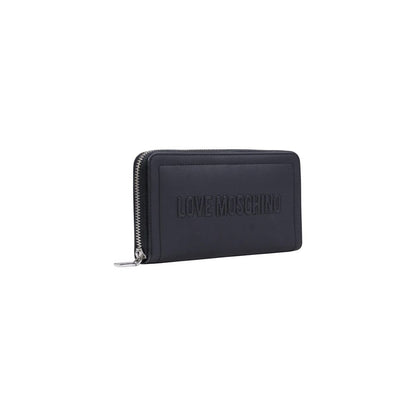 Portafoglio Love Moschino in polietilene nero