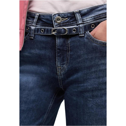 Jeans Street One in cotone blu vestibilità rilassata