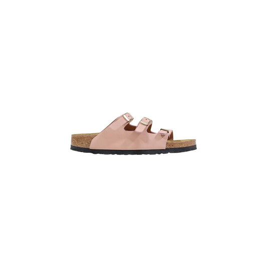 Sandali piatti in pelle multicolore Birkenstock