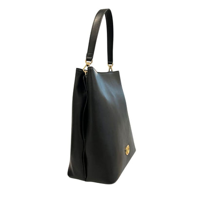 Borsa a tracolla da donna Twinset in PU nero