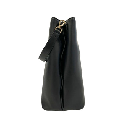 Borsa a tracolla da donna Twinset in PU nero